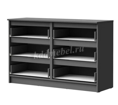 Комод Лето-6 1.2 (Графит)