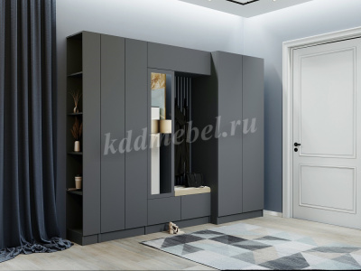 Центральная секция Руэлла (Графит серый)