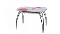 Стол обеденный раздвижной Паук В1 (Клубника)