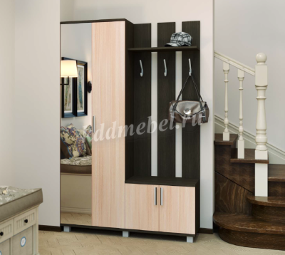 Прихожая Лира с зеркалом (Венге/Дуб млечный)