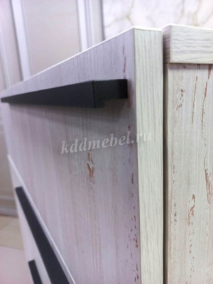 Комод Винтер-8 (Винтерберг/Темно-серый)