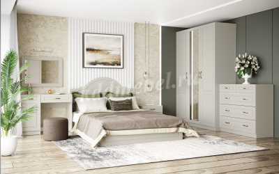 Комод Апполия 4 ящика (Кашемир/Сантьяго софт)