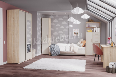 Комод Бланка (Дуб сонома/Кашемир)