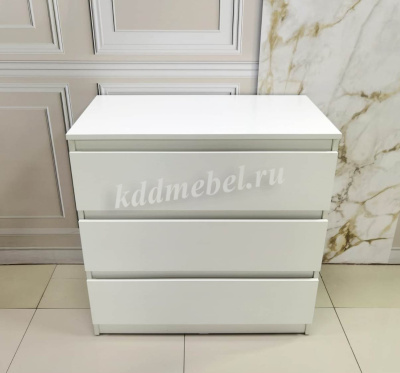 Комод Эра 800 (Белый текстурный)