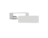 Полка Хелен ПЛ 01 (Шагрень белый)