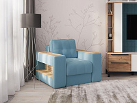 Кресло Доро (Светло-голубой/Дуб канадский)