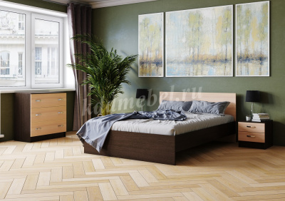 Тумба прикроватная Ронда (Венге/Дуб молочный)