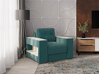 Кресло Доро (Бирюза/Клен кремовый)