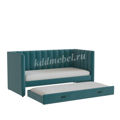 Кровать Нега 0.9 подростковая (Бирюза)