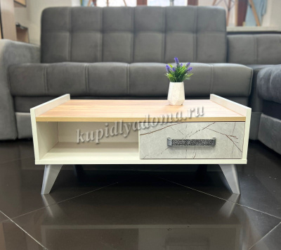 Стол журнальный Микс-1 (Дуб бунратти/Герион)