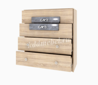 Комод Мадлен (Дуб сонома/Дуб Шале серебро)