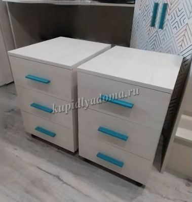 Тумба выкатная Каприз-4 (Анкор белый)