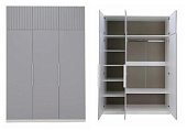 Шкаф Урбан-2 3-х створчатый (Белый/Лайт грей софт)