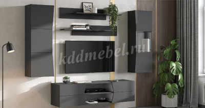 Пенал-3 Оникс навесной (Графит)