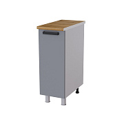 Шкаф нижний глубокий Г3Р кухня Тоскана без столешницы (Белый/Белый глянец)