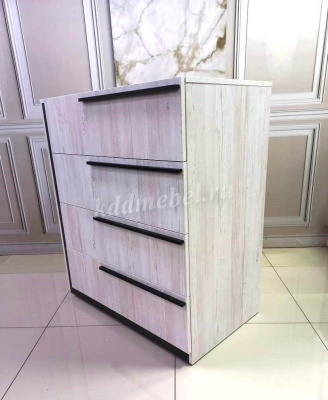 Комод Винтер-8 (Винтерберг/Темно-серый)