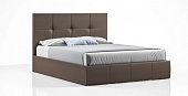 Кровать Твист 1.4 с подъемным механизмом (Микровелюр/Шоколад)
