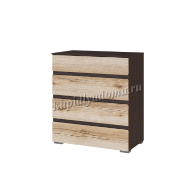 Комод Плейона спальня (Венге/Дуб делано)