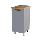 Шкаф нижний 4Р кухня Нагано без столешницы (Белый/Дуб юкон)