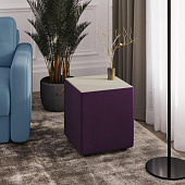 Пуф Стивен (Винный/Клен кремовый)