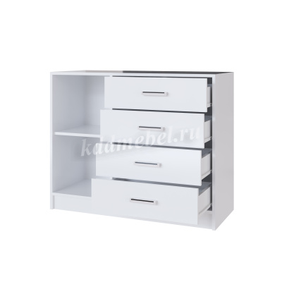 Комод Катрин-6 (Белый древесные поры)