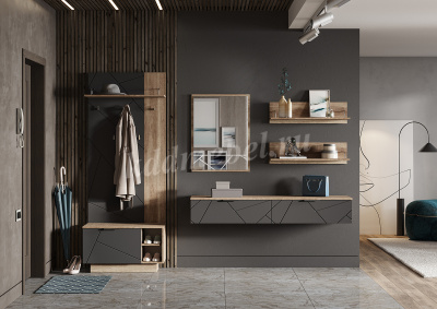 Зеркало Даллас З 01 (Дуб каньон)