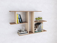 Полка ПН-4 (Ясень шимо темный/Дуб сонома)