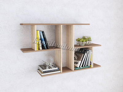 Полка ПН-4 (Ясень шимо темный/Дуб сонома)