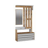 Центральная секция Ямайка (Дуб крафт серый/Кашемир)