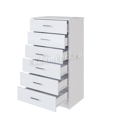Комод Катрин-4 (Белый древесные поры)