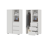 Шкаф Хелен ШК 03 (Шагрень белый)