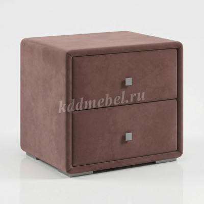 Тумба прикроватная Твист (Микровелюр/Пыльно-розовый)