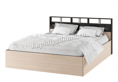 Кровать Эрика 1.4 (Венге/Дуб молочный)