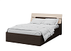 Кровать Гавана 1.6 (Венге/Дуб молочный)