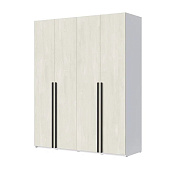 Шкаф Мята 1.6 (Белый/Шелковый камень)