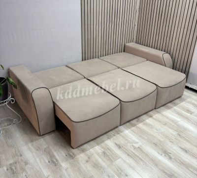 Диван-кровать Бафи-2 БД Комбинация 2 (Романо Мокко/Ньютон Дарк Браун)