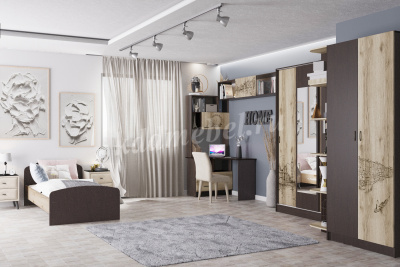 Комод Орион (Венге/Дуб делано)