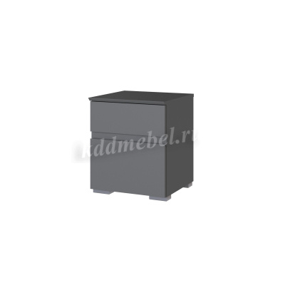 Тумба прикроватная Плейона спальня (Графит серый)