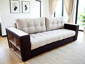 Диван-кровать Марк БД Вариант 2 (Антонио Санд/Антонио Бриттер/Ясень шимо светлый)