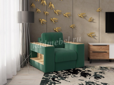 Кресло Доро (Изумруд/Дуб канадский)