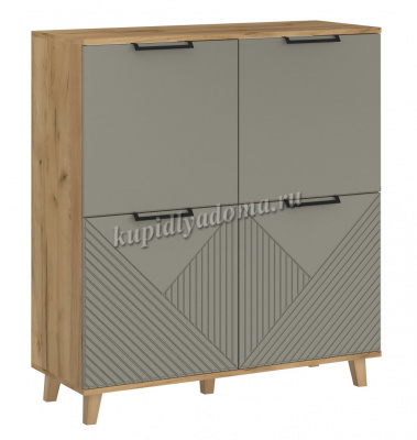 Тумба Остин 1000 (Бунратти/Софт грин/Диагональ)