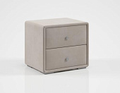 Тумба прикроватная Твист (Микровелюр/Бежевый)