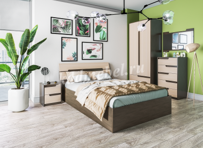 Тумба прикроватная Гавана (Венге/Дуб молочный)