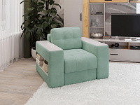 Кресло Доро (Мятный/Холст белый)