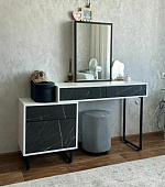 Трюмо Вита-10 (Белый/Камень пьетра)