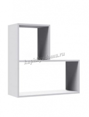 Полка навесная ГН-1 Гира (Белый)