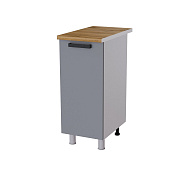 Шкаф нижний 35Р кухня Танго без столешницы (Белый/Белый глянец)