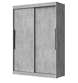 Шкаф-купе Лето-2 1.5 без зеркал (Цемент светлый)