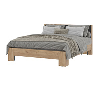 Кровать Хелен 1.6 КР 03 (Крафт золотой/Графит серый)