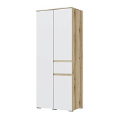 Шкаф Плейона спальня 2-х створчатый (Дуб делано/Белый)